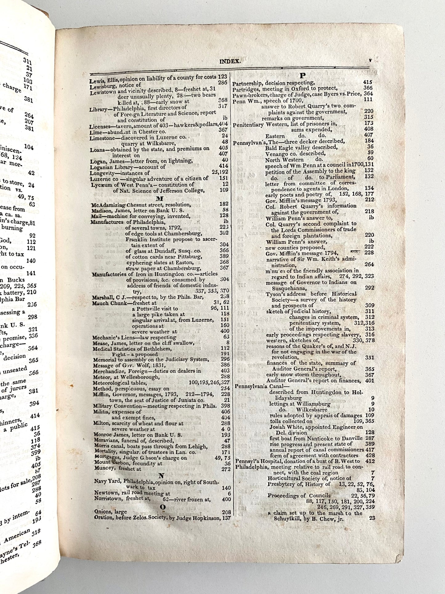 1832 PENNSYLVANIA REGISTER. Slavery, Emigration, William Penn, Colored Persons, Free Trade, &c