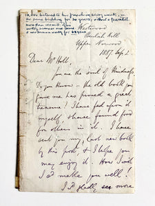1887 C. H. SPURGEON. Letter Thanking a Friend for a Fine Cigar! Fantastic Letter!