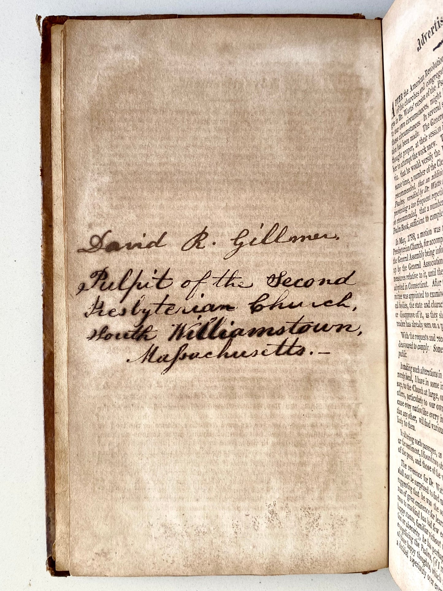 1817 TIMOTHY DWIGHT & ISAAC WATTS. Psalms of David in NT Language & Hymns. Provenance.