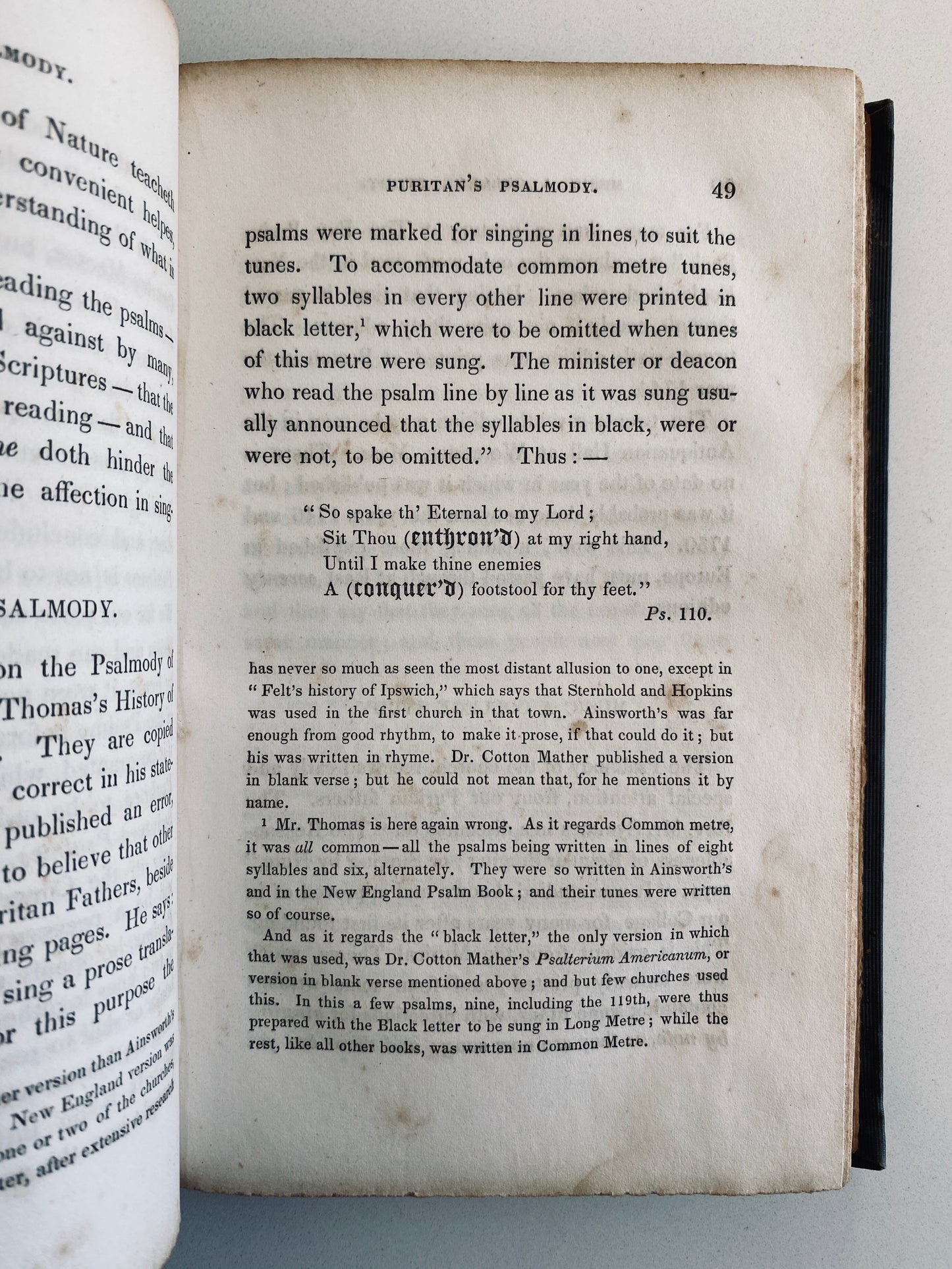 1846 BAY PSALM BOOK &c. History of Music Reformers and Psalmists in New England. RARE!