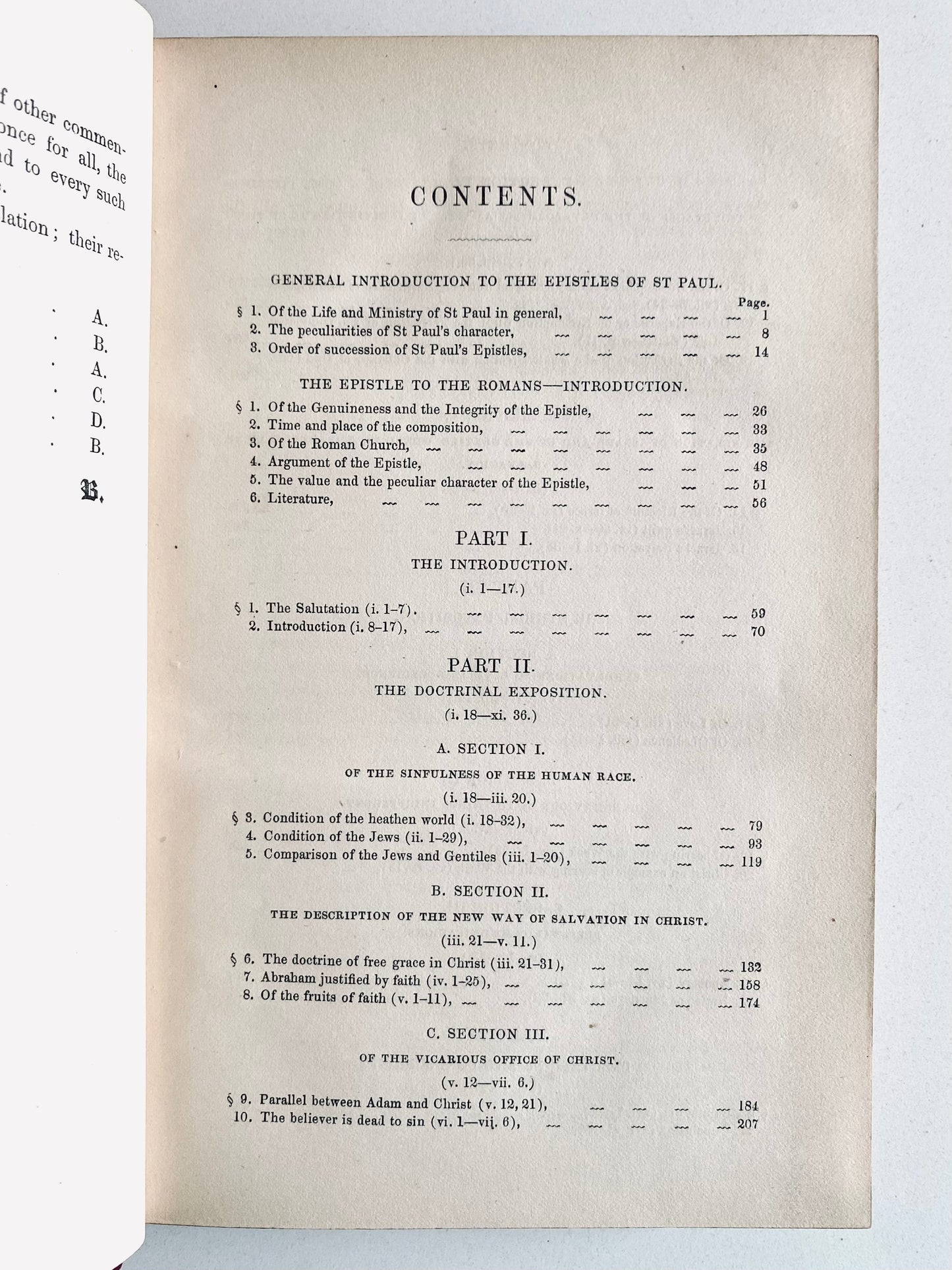 1849 HERMANN OLSHAUSEN. Biblical Commentary on the Epistle to the Romans. Fine Binding & Excellent Reading.