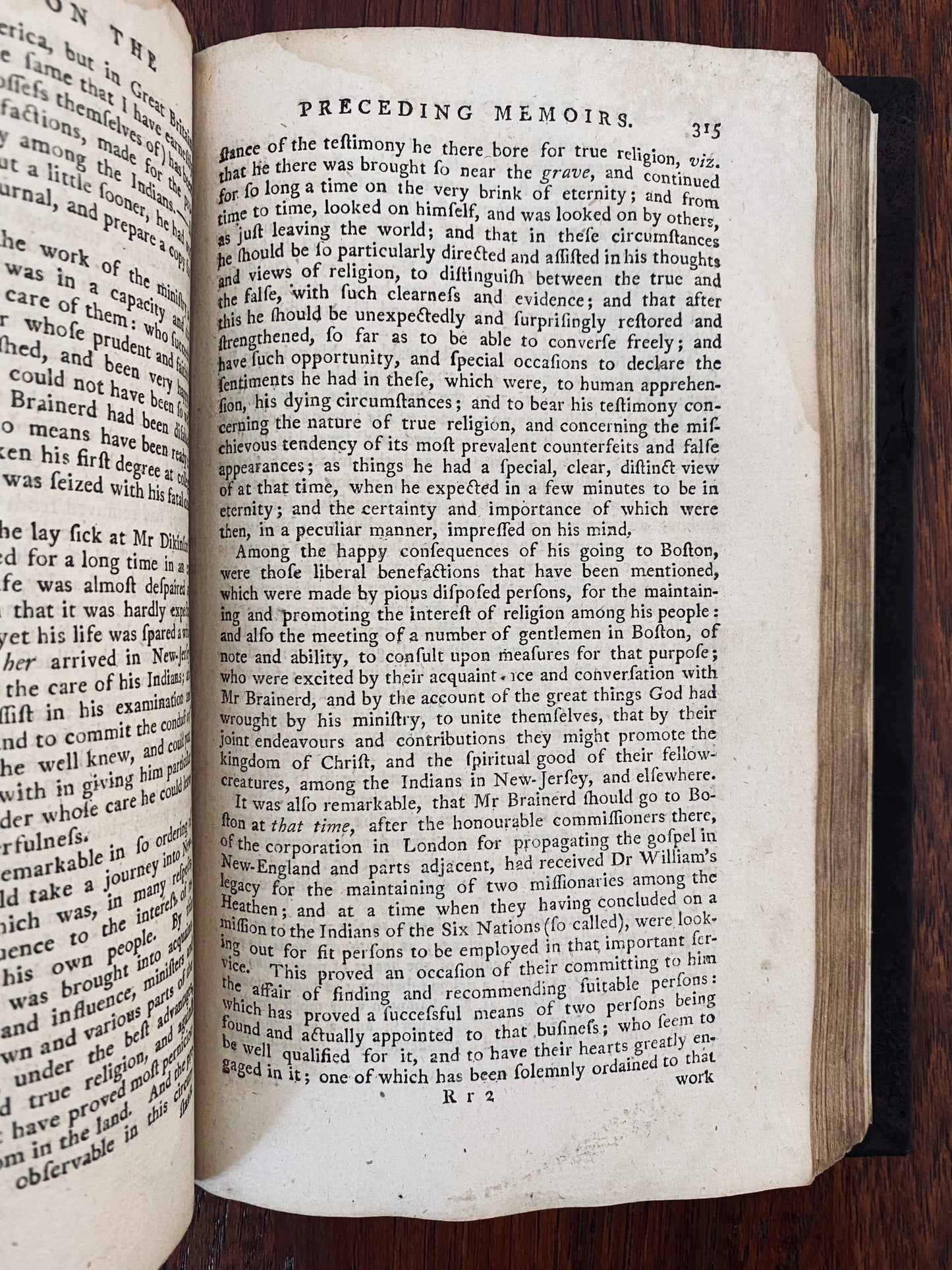 1765 DAVID BRAINERD. First Complete Edition of Brainerd's Journal + Jonathan Edwards' Life of Brainerd