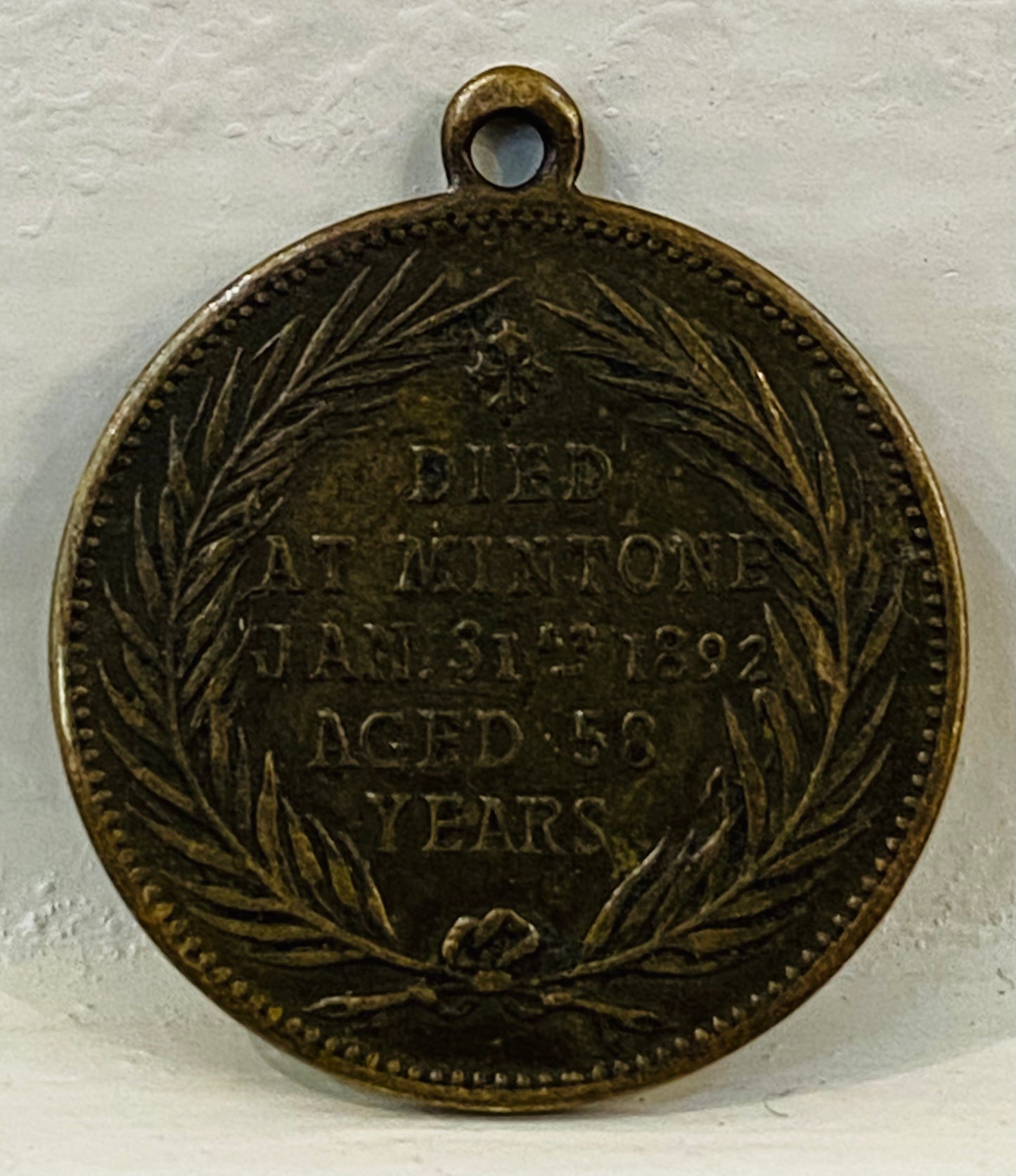 1892 C. H. SPURGEON. Rare Mourning Medal Issued for the Funeral of C. H. Spurgeon