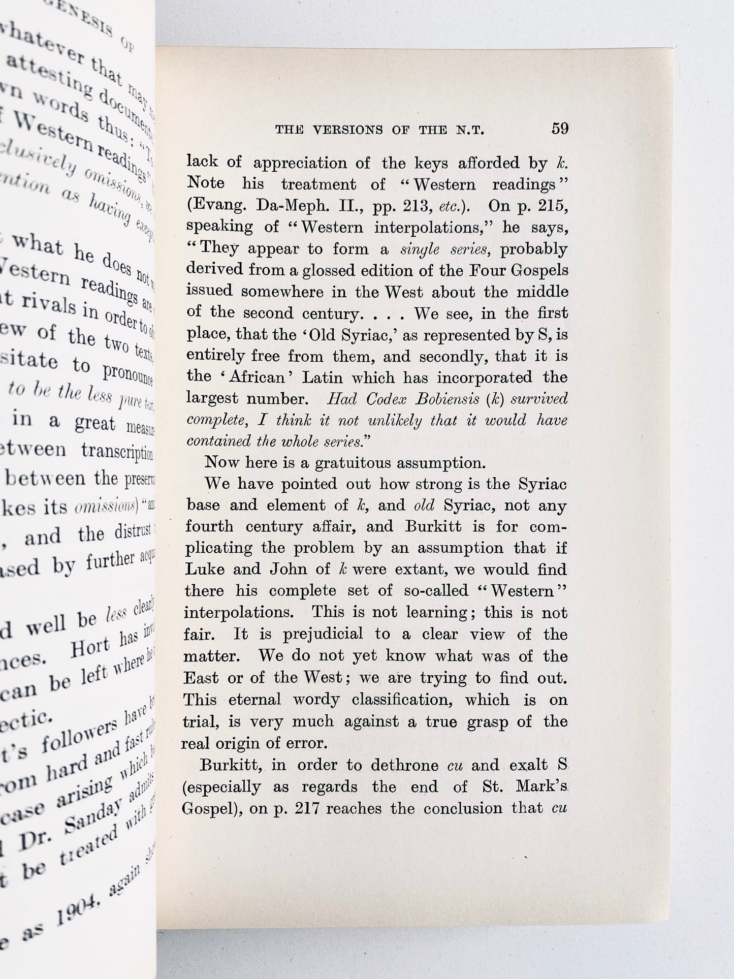 1910 H. C. HOSKIER. Genesis of the New Testament Translations - Defense of Textus Receptus. Rare!