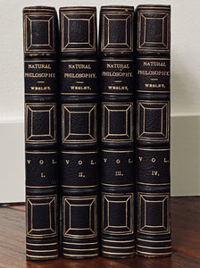 1810 JOHN WESLEY. The Wisdom of God in Creation. Four Fine Leather Bindings!