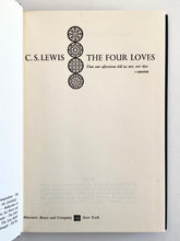 Load image into Gallery viewer, 1960 C. S. LEWIS. The Four Loves. Superbly Crisp Early American Edition hrd/dj.