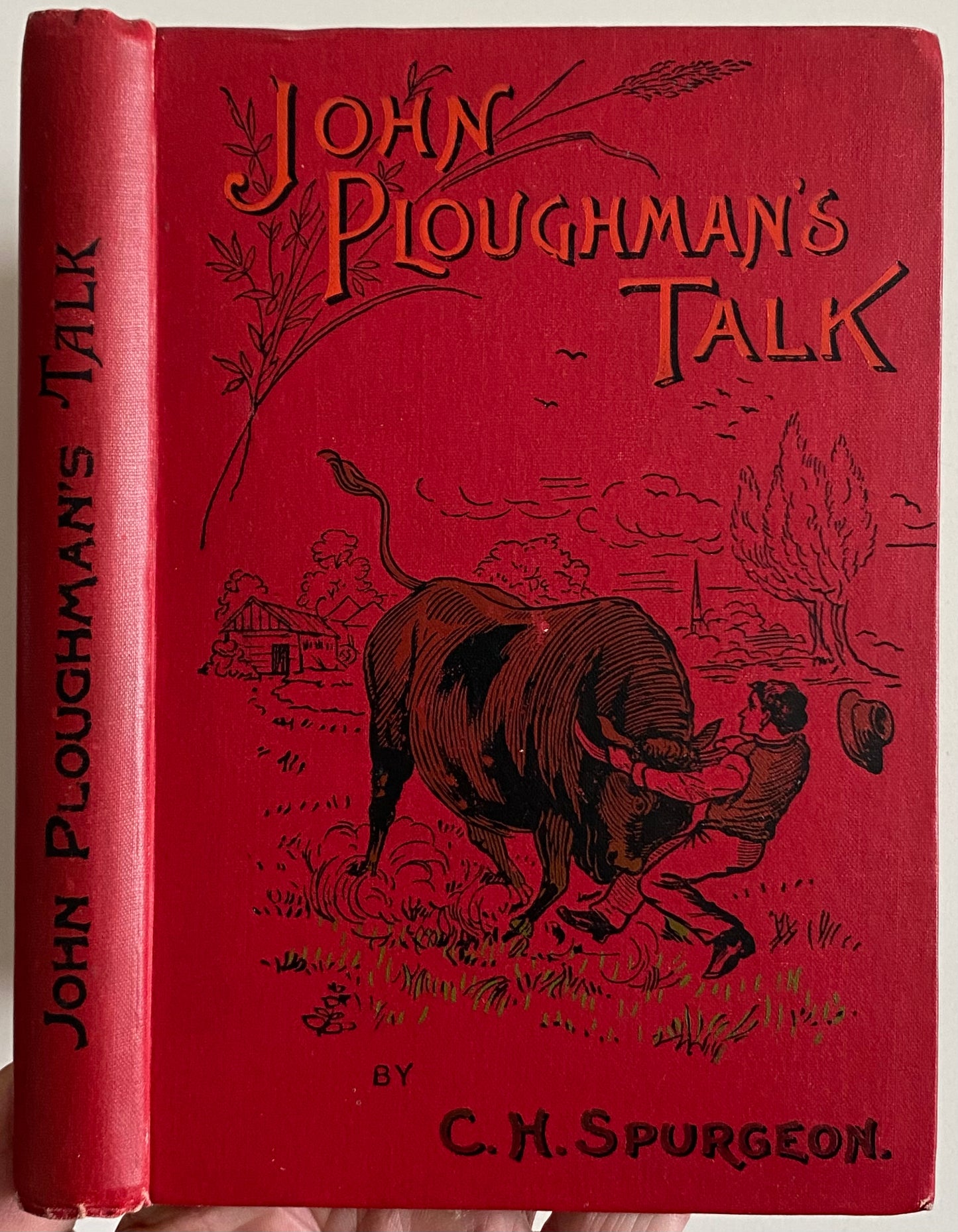 1890 C. H. SPURGEON. John Ploughman's Talks. Very Fine Victorian Binding.