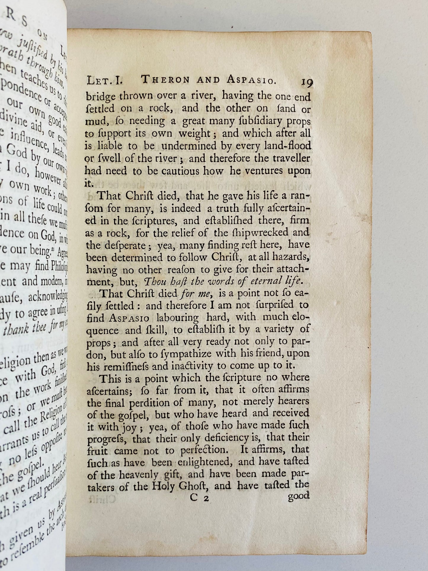 1768 JAMES HERVEY. Very Early Edition of Great Awakening Divine on Nature of True Grace.