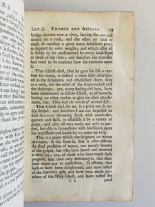 1768 JAMES HERVEY. Very Early Edition of Great Awakening Divine on Nature of True Grace.