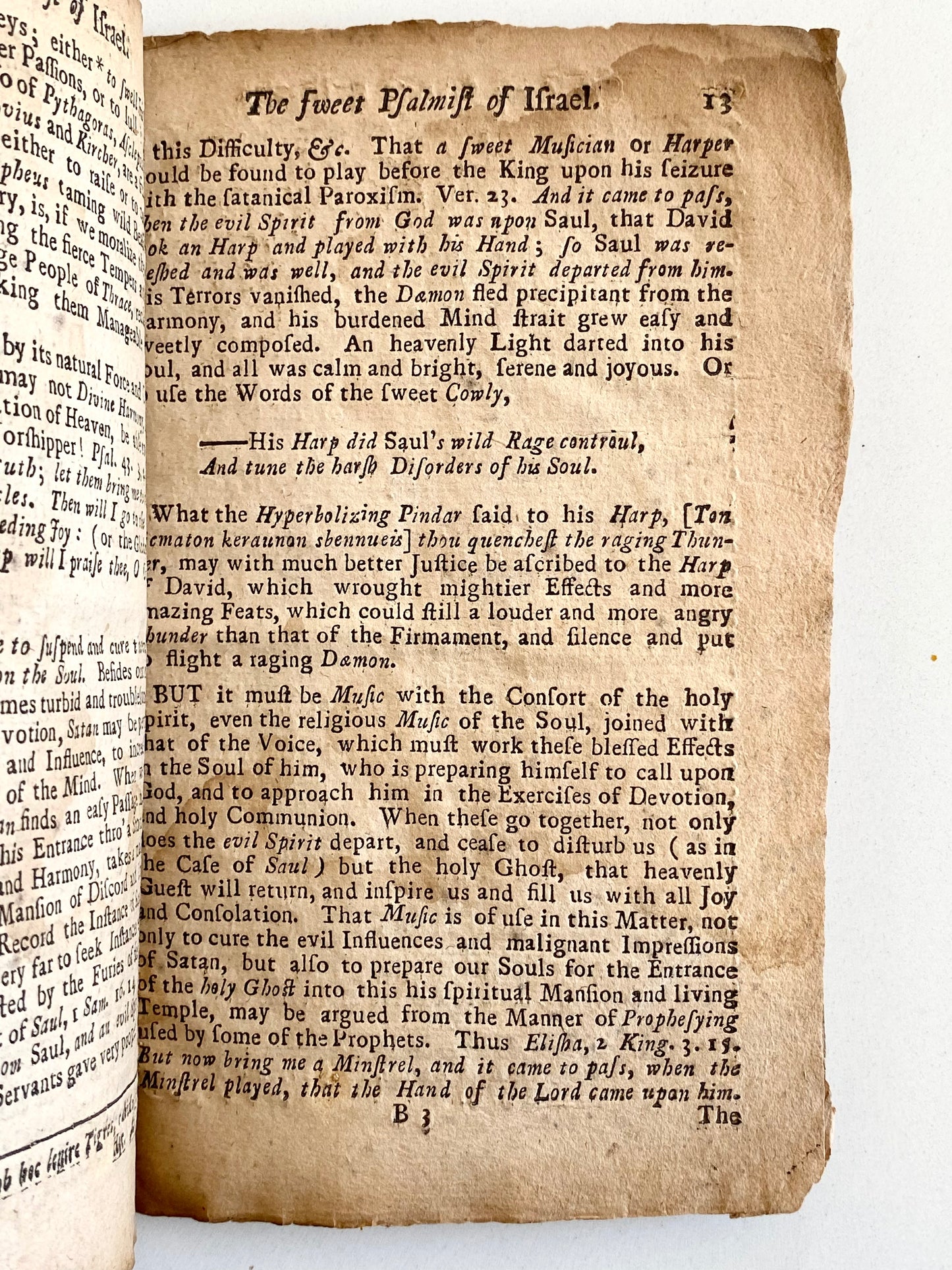 1722 BENJAMIN FRANKLIN Interest. Very Rare on Psalmody and Worship Controversy. Bay Psalm Book, &c.