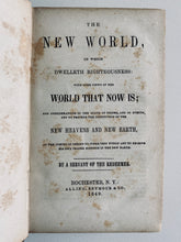Load image into Gallery viewer, 1849 RARE ESCHATOLOGY. The New World to Come. William Miller &amp; Edward Irving!