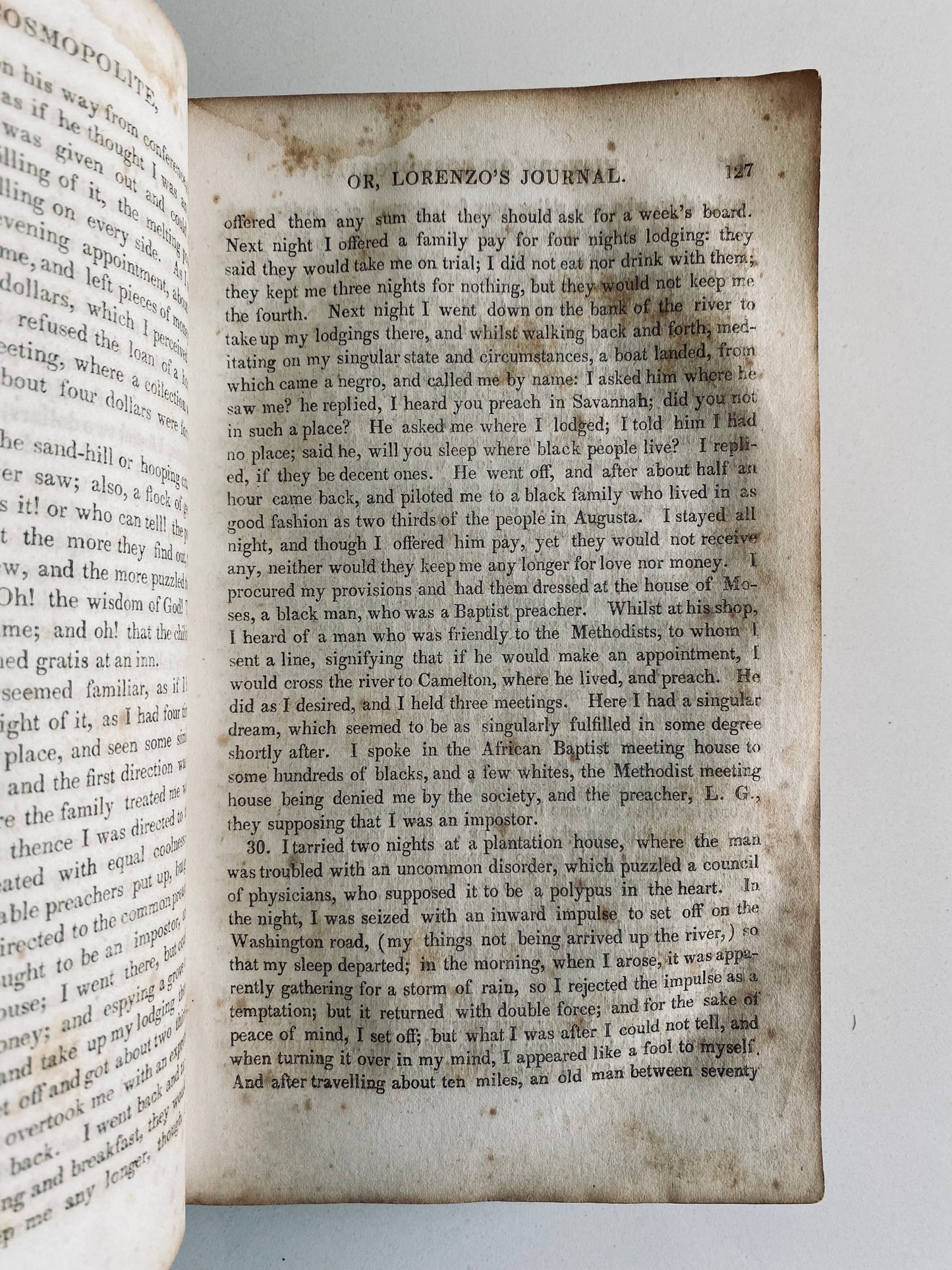 1848 LORENZO DOW. Bio & Writings of Revivalist, Camp-Meeting Preacher. Cane Ridge, Visions, Dreams, &c.