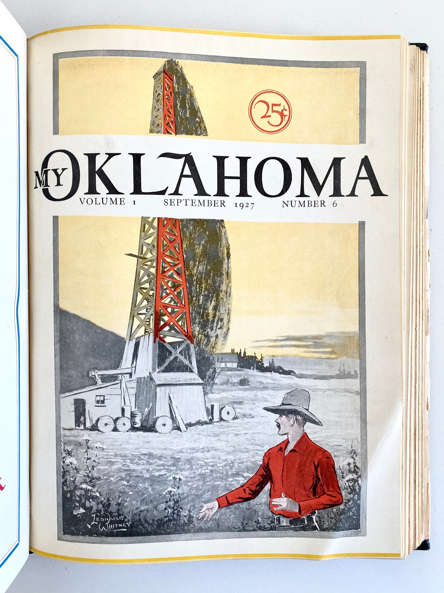 1927 MY OKLAHOMA. Scarce Early Oklahoma Magazine - Aggies, Sooners, Cotton, Poetry, Etc.