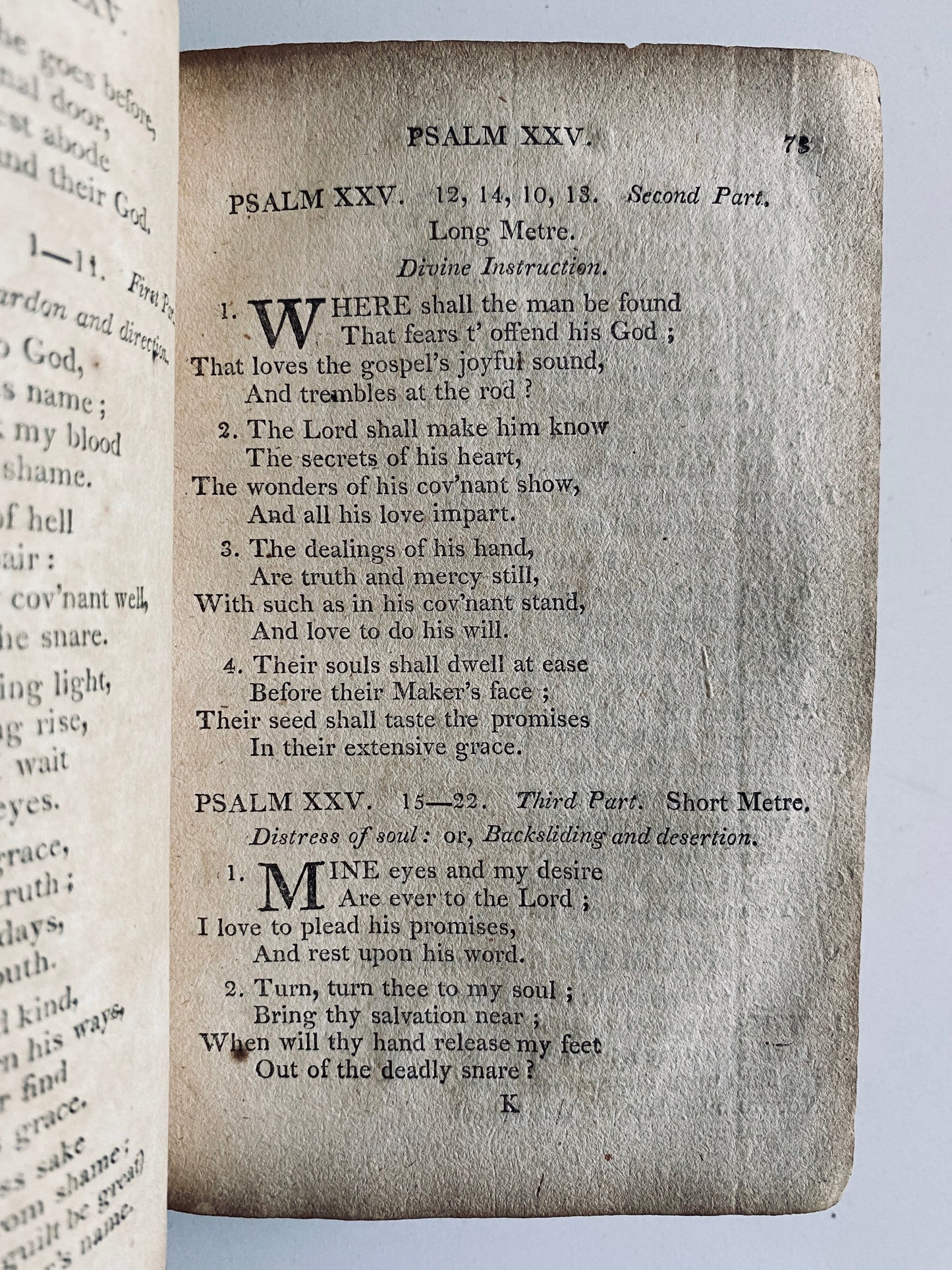 1804 TIMOTHY DWIGHT. First "Americanized" Presbyterian Hymnal from Isaac Watts. Very Rare!