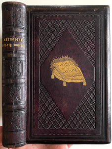 1859 CIVIL WAR - CONFEDERATE. Southern Methodist Pulpit in Fine Leather Binding - Inscribed to Plantation Owner!