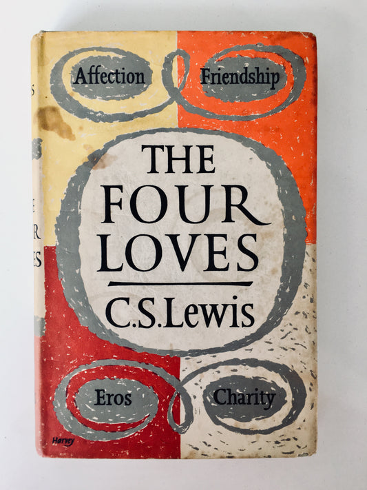 1960 C. S. LEWIS. Pre-Publication Issue of The Four Loves with Original Slip.