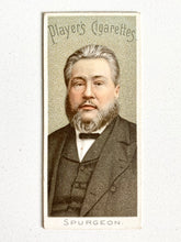 Load image into Gallery viewer, c.1880&#39;s C. H. SPURGEON. Victorian Lithographed Cigarette Card on God&#39;s Gift of Tobacco!