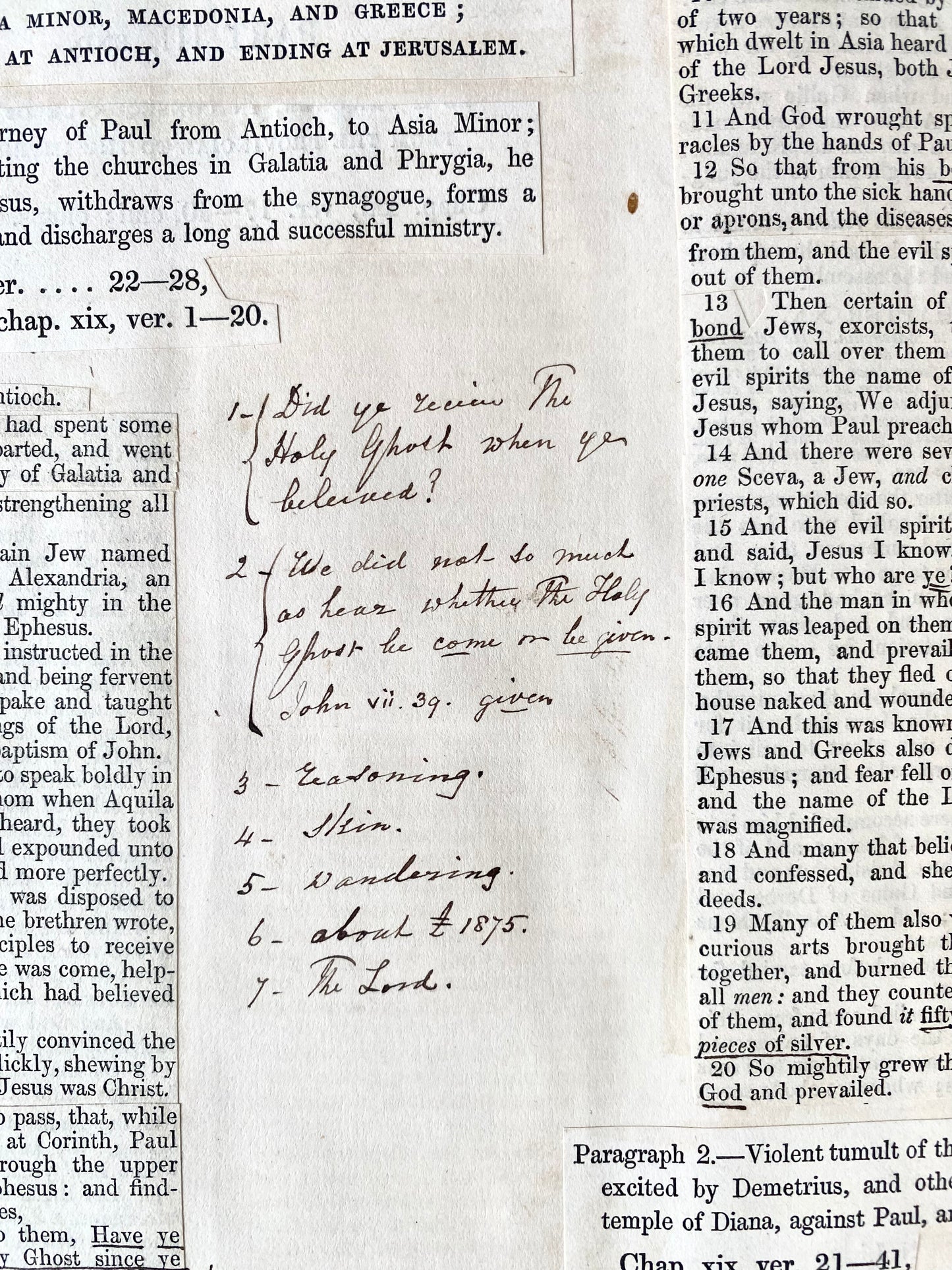 1857 EUNICE BAGSTER. Important MSs Critical Translation of Gospels & Acts by Pioneer Female Commentator!