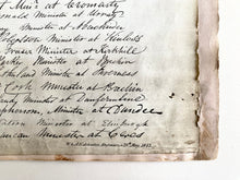 Load image into Gallery viewer, 1843 BIRTH OF FREE CHURCH OF SCOTLAND. Original Facsimile of the Act of Separation of 1843. Signed 400+