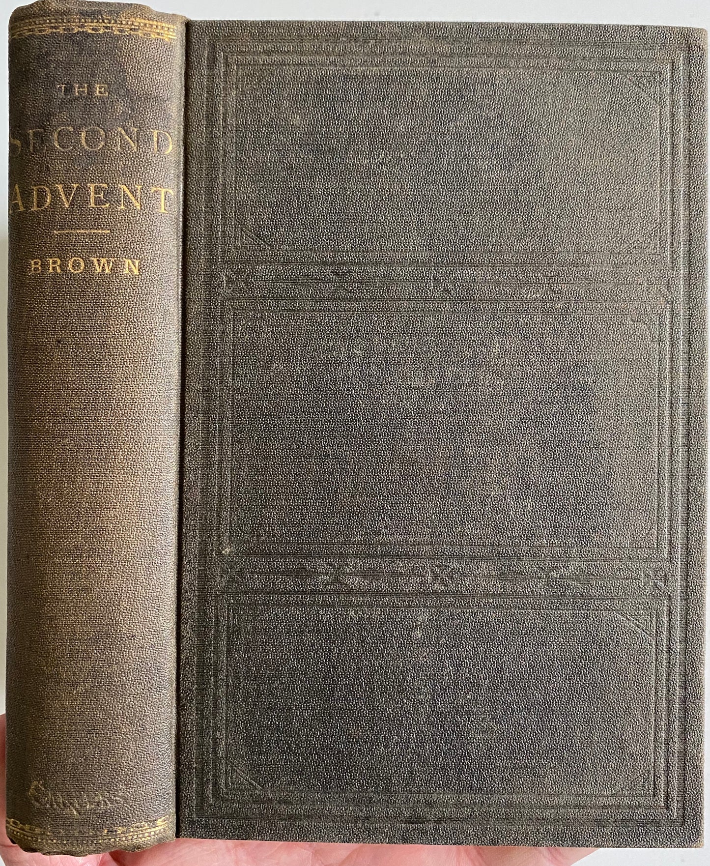 1879 DAVID BROWN [Glasgow]. Christ's Second Coming; Will it be Pre-Millennial? [anti-premillennial]