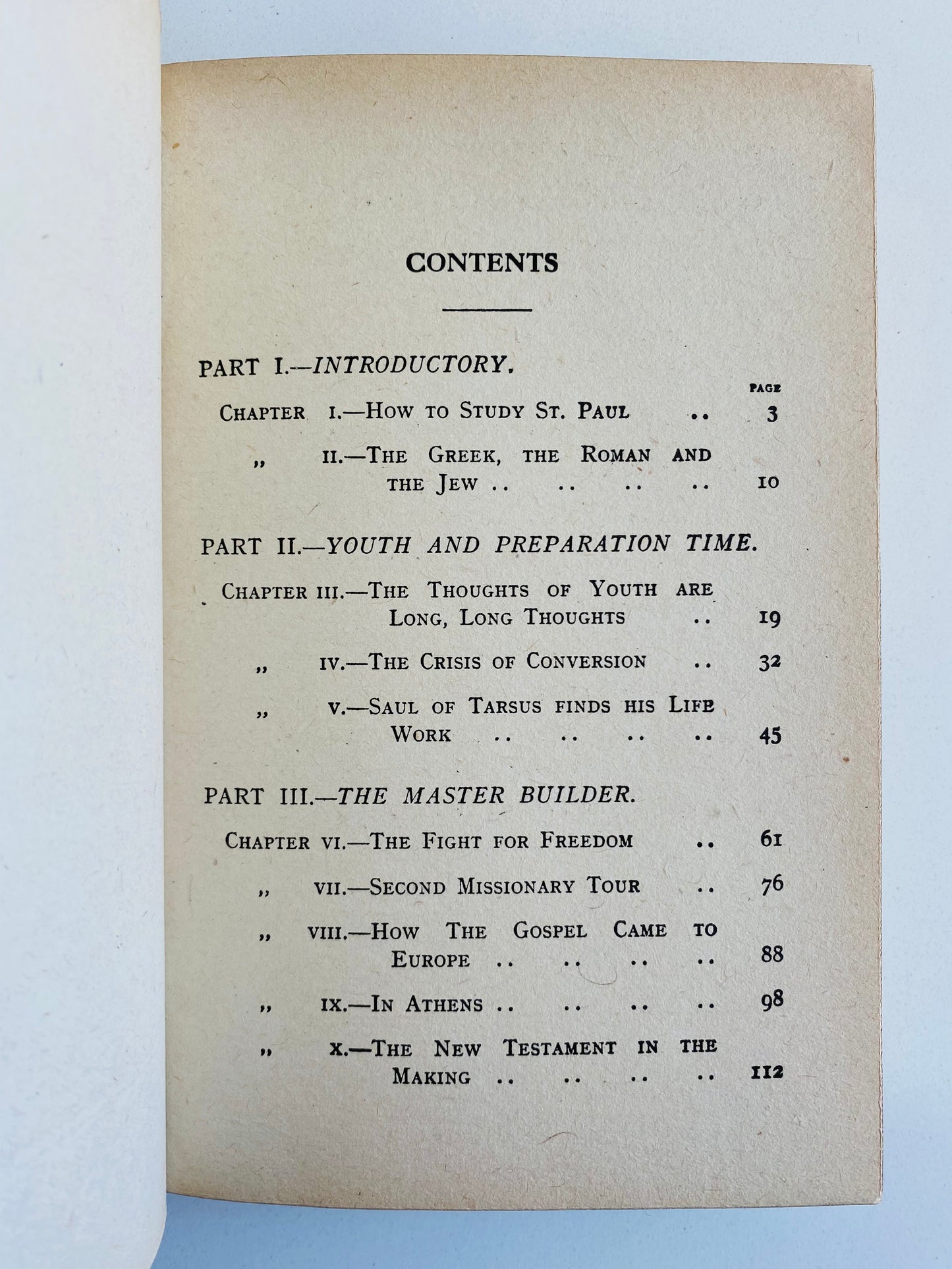 1917 J. PATERSON-SMYTH. Life and Letters of St. Paul. Beautiful Period Leather Binding.