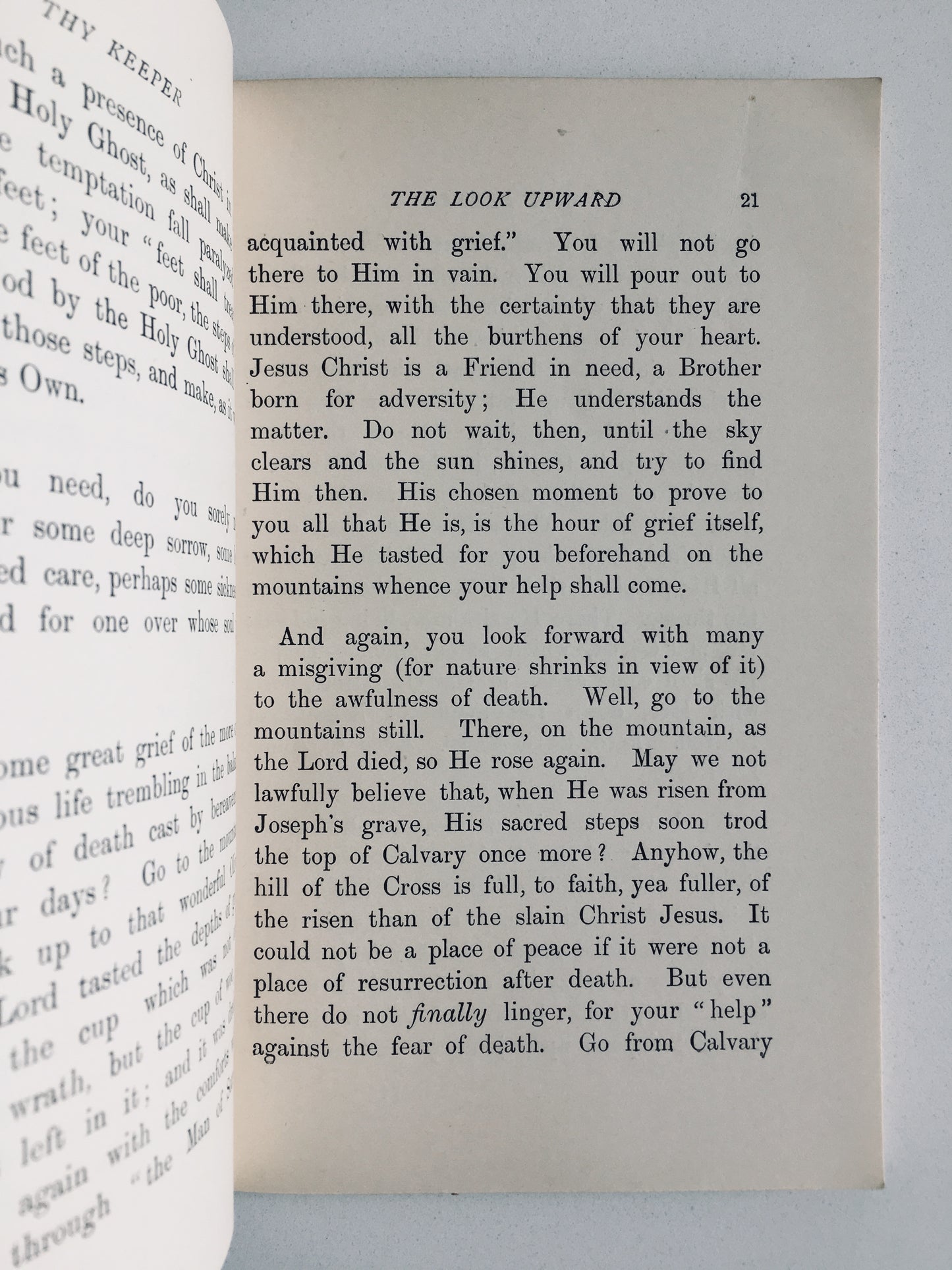 1900 H. C. G. Moule. Thy Keeper. Words Spoken from Simeon's Pulpit on Psalm 121. Keswick