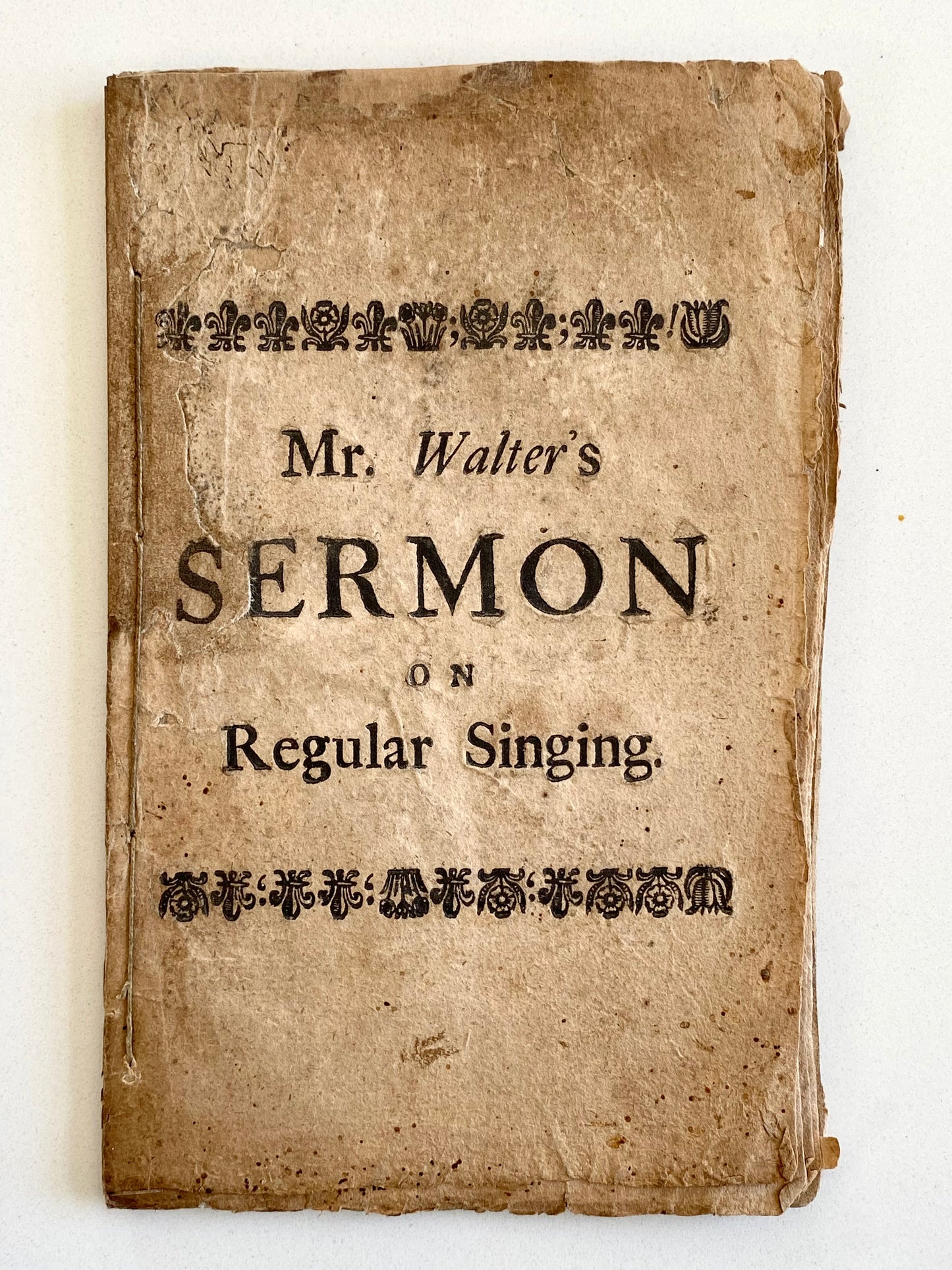 1722 BENJAMIN FRANKLIN Interest. Very Rare on Psalmody and Worship Controversy. Bay Psalm Book, &c.