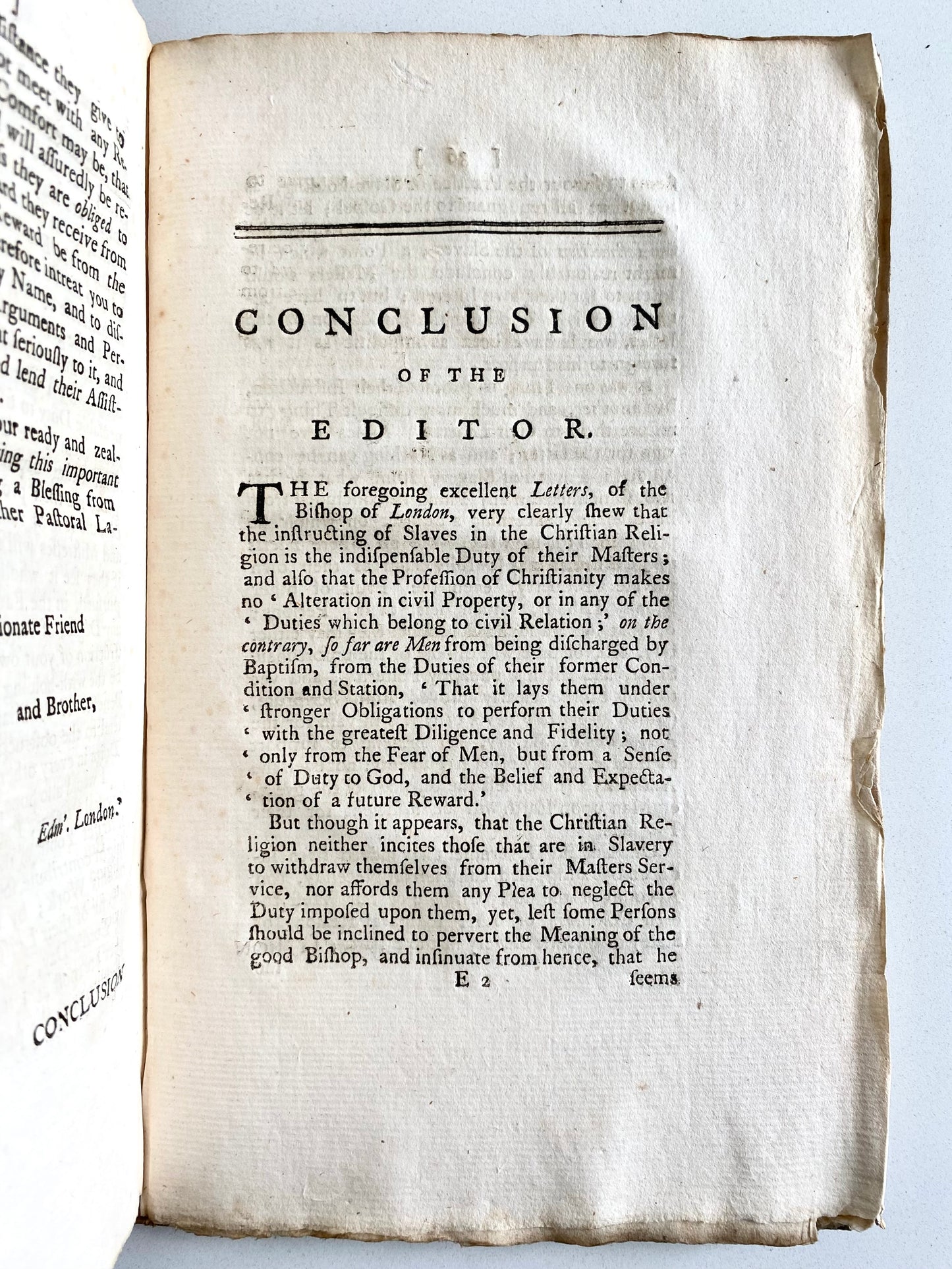 1768 ANTHONY BENEZET. Account of Slavery in New York during 1720's - Influenced Thomas Clarkson & William Wilberforce!