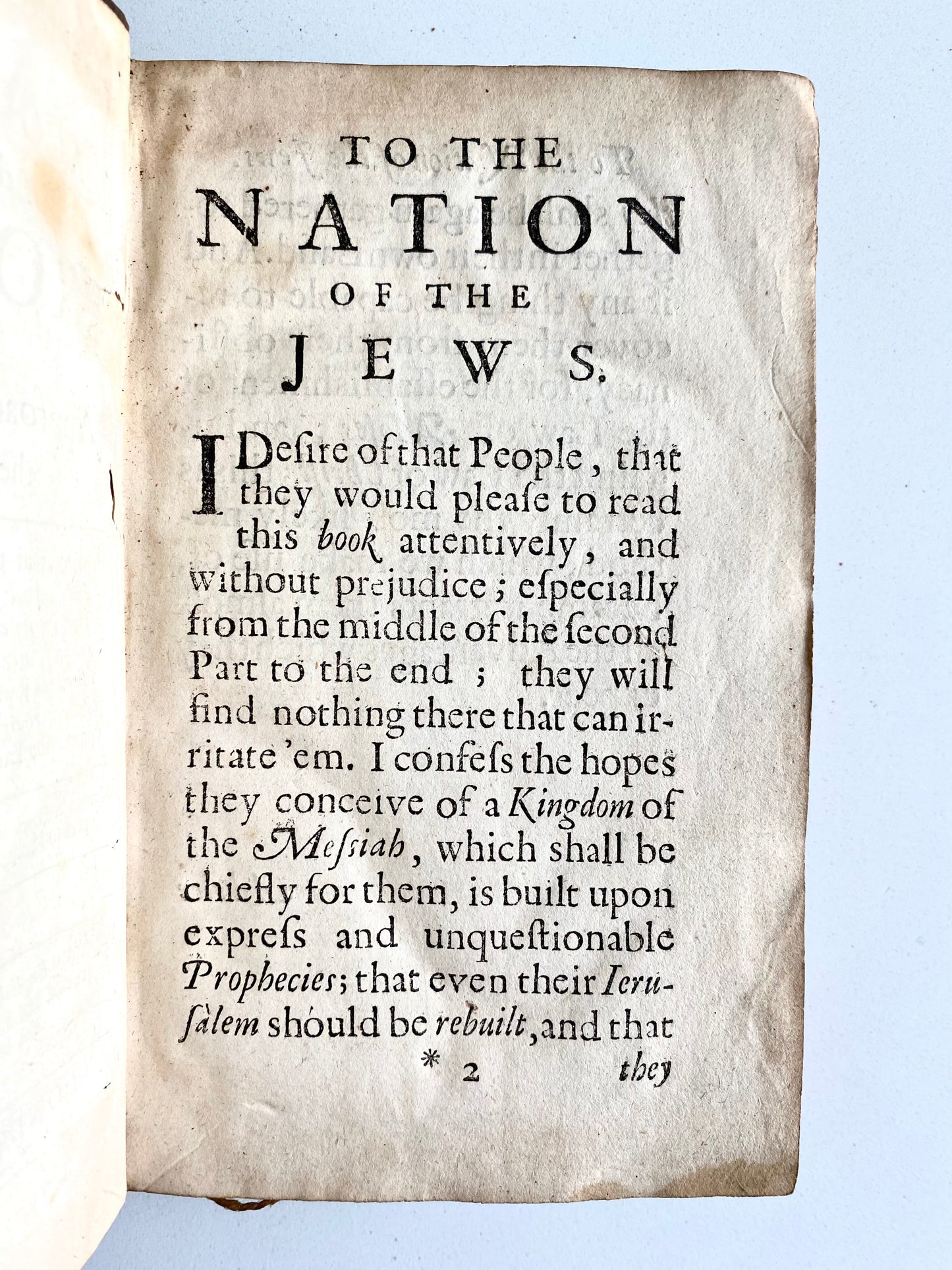 1687 PIERRE JURIEU. Rare Huguenot Work on Revelation Predicting the Coming of the Millennial Reign on Earth in 1689!