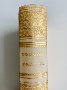 1880 COMMON PRAYER. Charming 32mo Pocket Sized Common Prayer in Beautiful Vellum Binding.