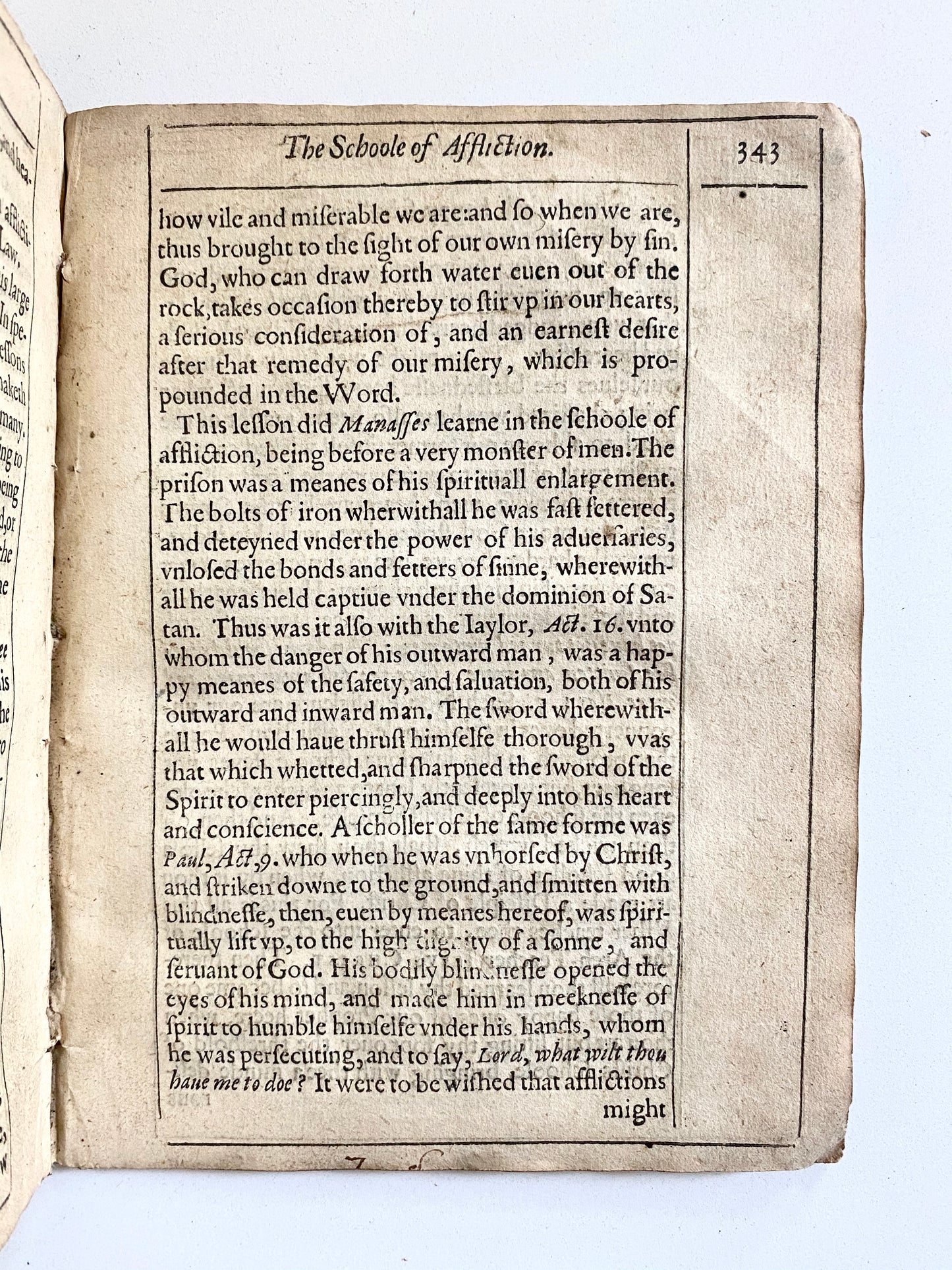 1618 DANIEL DYKE. Exposition of Philemon & The School of Affliction - Mayflower Provenance - Spurgeon Recommend!