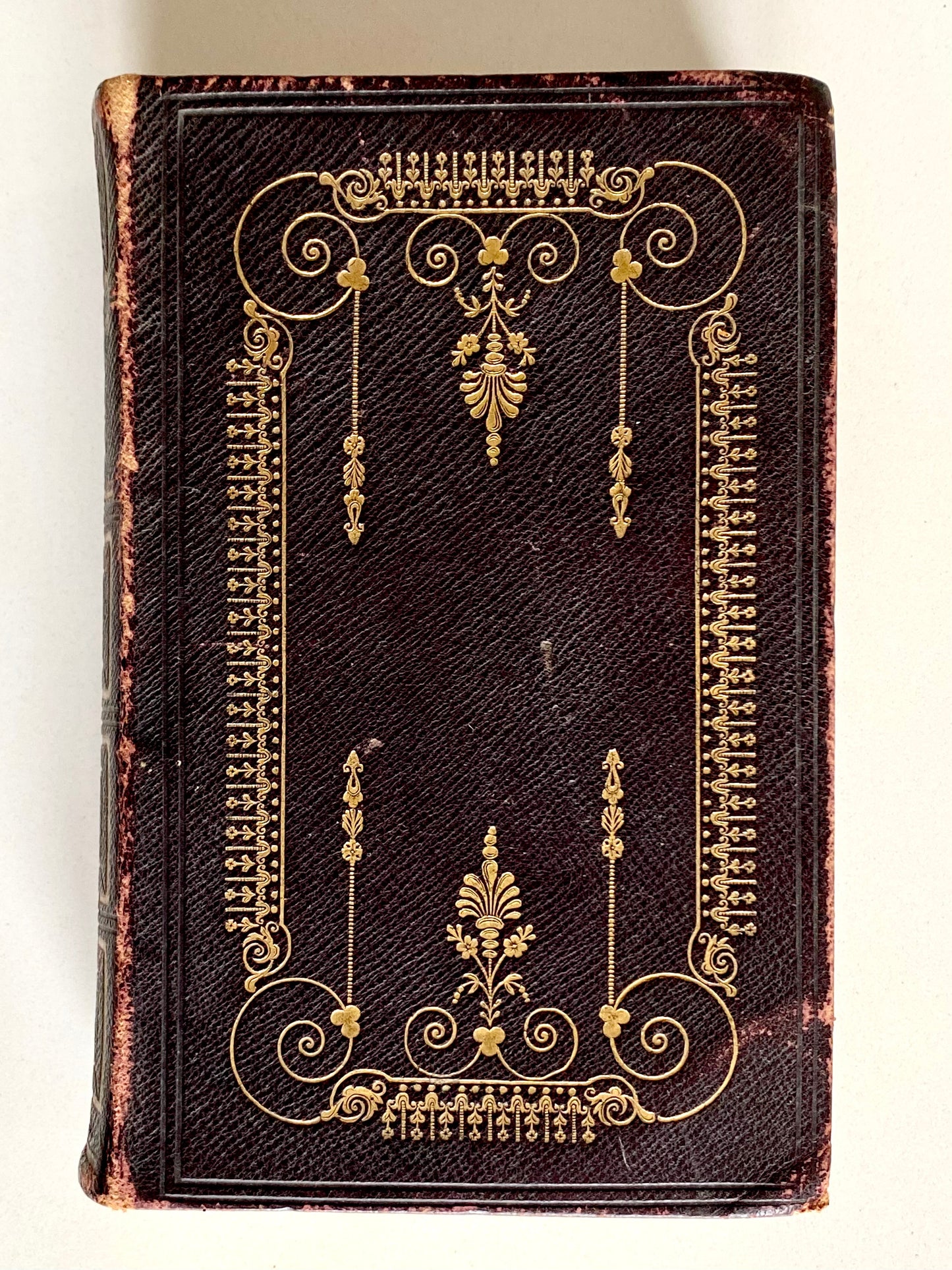 1849 JOHN CUMMING. Apocalyptic Sketches; Lectures on the Seven Churches of Asia. Attractive Leather Binding.