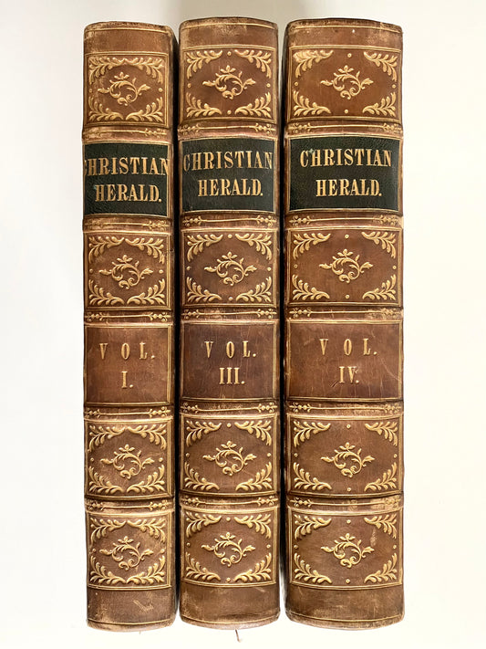 1836 - 1839 SCOTTISH CHRISTIAN HERALD. M'Cheyne, Covenanters, Horatius Bonar, Revivals, &c.