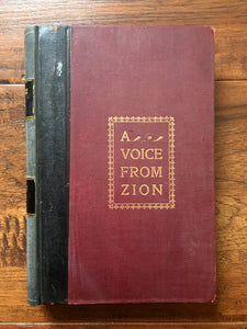 1897 JOHN ALEXANDER DOWIE. A Voice from Zion Magazine. Superb Provenance