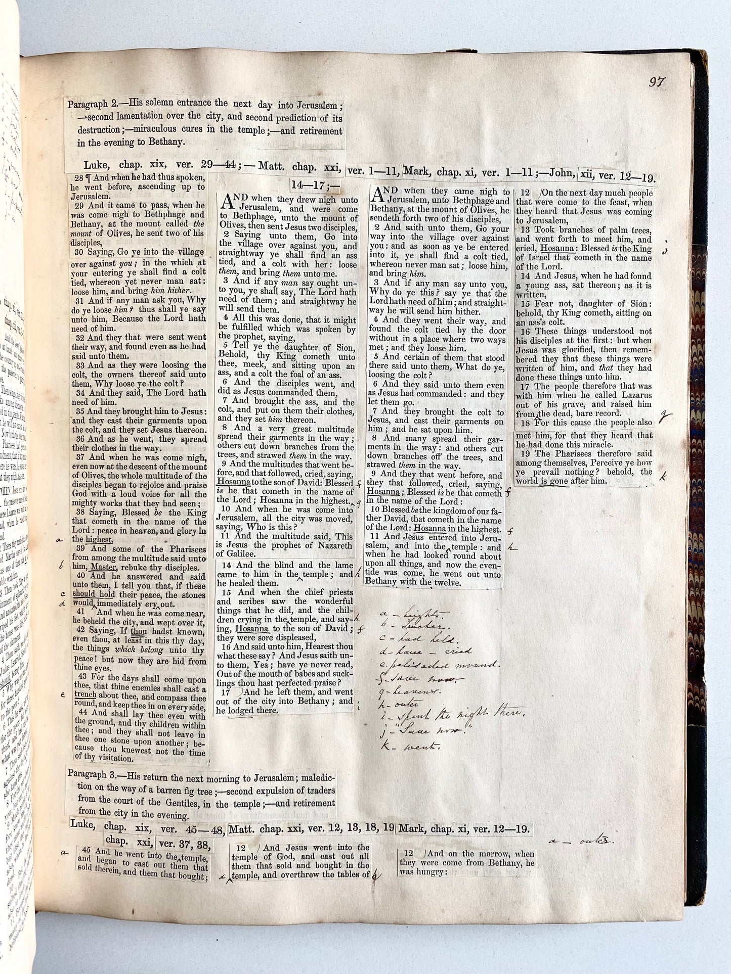 1857 EUNICE BAGSTER. Important MSs Critical Translation of Gospels & Acts by Pioneer Female Commentator!