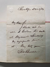 Load image into Gallery viewer, 1854 AUTOGRAPH ALBUM. Harriet Beecher Stowe, William Lloyd Garrison, Stephen A. Douglas, &amp;c