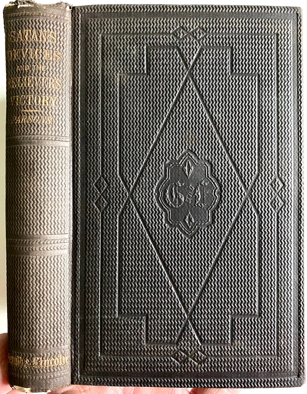 1864 WILLIAM L. PARSONS. Satan's Devices and the Believer's Victory - RARE!