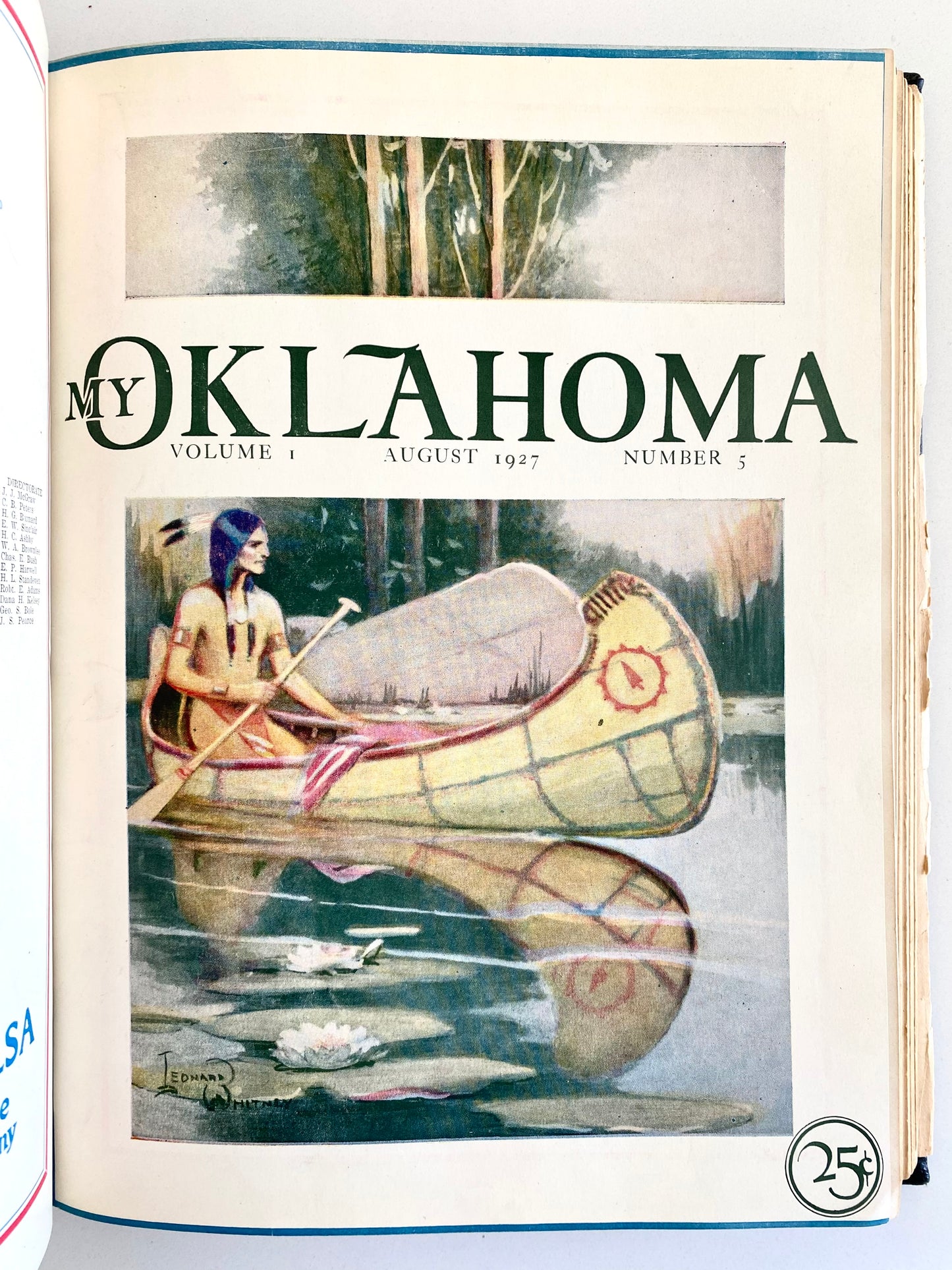 1927 MY OKLAHOMA. Scarce Early Oklahoma Magazine - Aggies, Sooners, Cotton, Poetry, Etc.