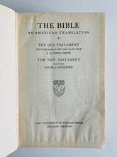 Load image into Gallery viewer, 1944 BIBLE OF DACHAU CHAPLAIN. Bible Belonging to the Chaplain Accompanying Liberating Forces to the Infamous Concentration Camp