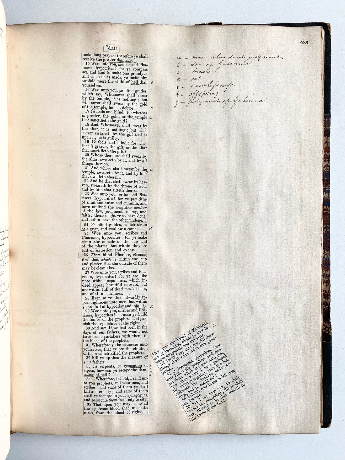 1857 EUNICE BAGSTER. Important MSs Critical Translation of Gospels & Acts by Pioneer Female Commentator!