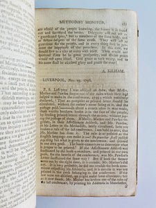 1796 METHODIST REVIVAL. The Methodist Monitor. Important Methodist Revivalist Periodical.