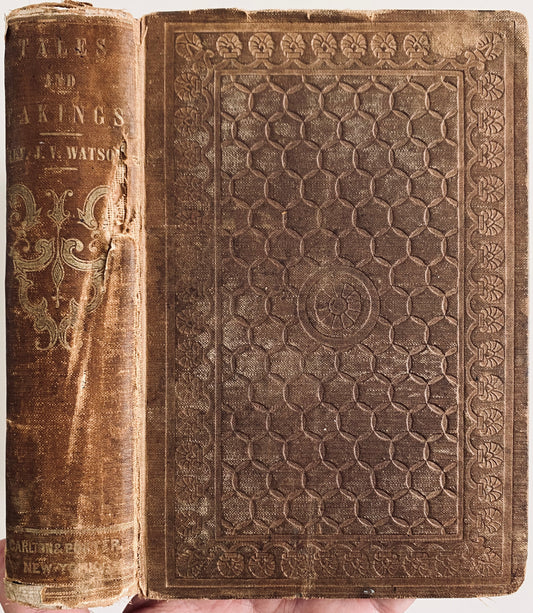 1857 J V WATSON. Methodist Camp-Meetings, Negro & Slave Preachers, and Circuit Riders.