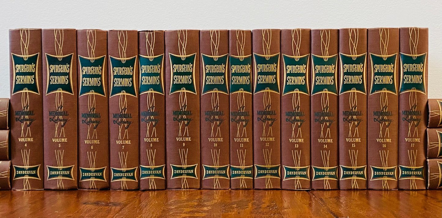 1960's C. H. SPURGEON. The Spurgeon Memorial Library. 20 Superbly Preserved Bindings!