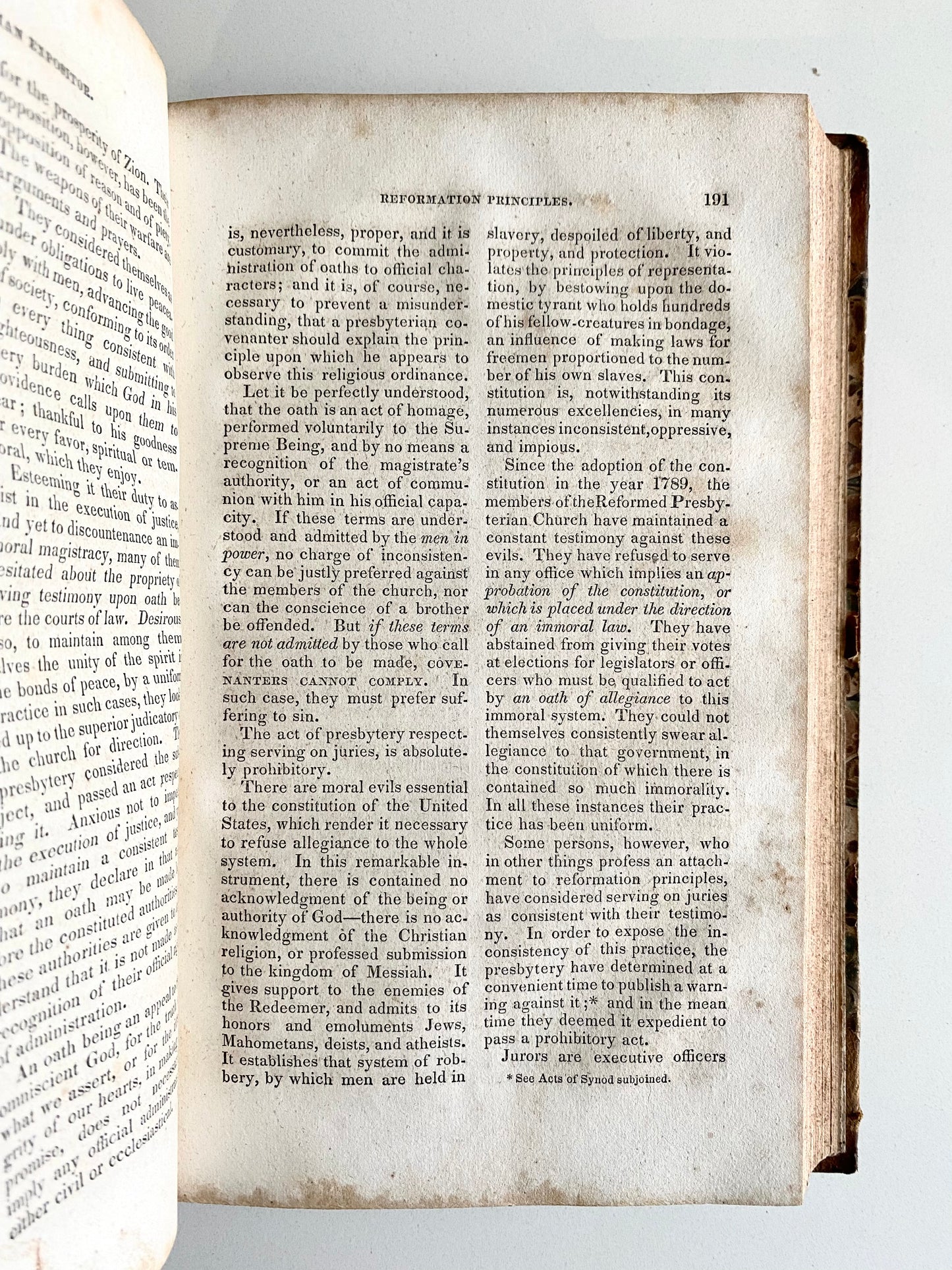 1831 ALEXANDER McLEOD. American Christian Expositor Mag - Rare Presbyterian on Slavery, Social Justice, &c.