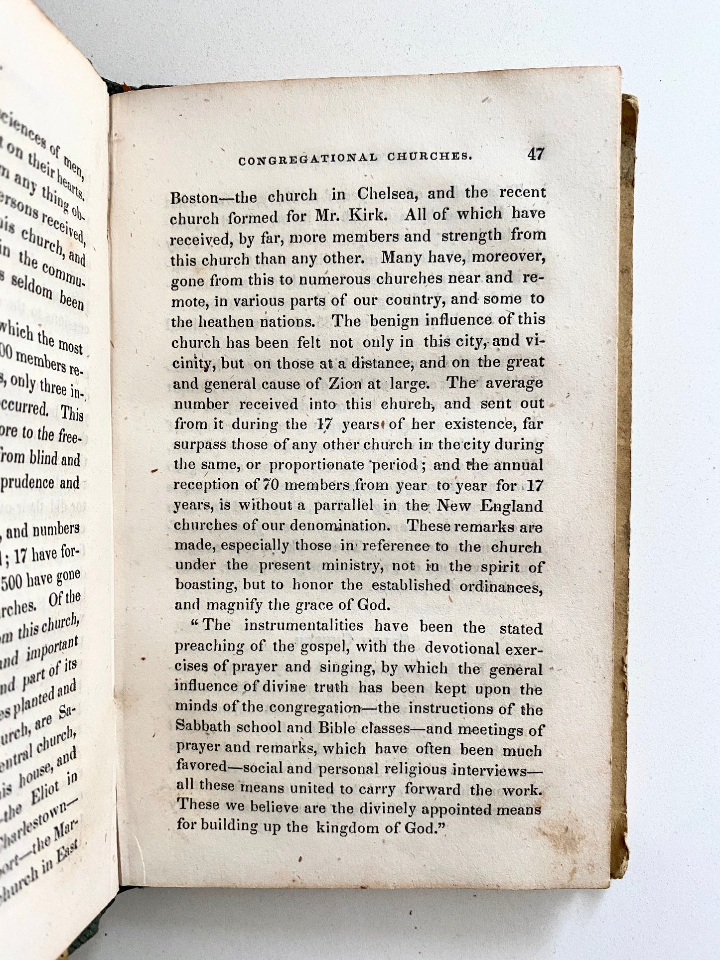 1843 MARTIN MOORE. Boston Revival of 1842 with a History of Revival in that City. Rare!