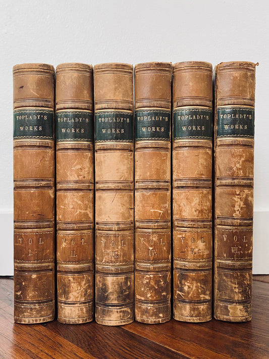 1825 AUGUSTUS TOPLADY. Works of Augustus Toplady in Six Volumes. Great Awakening Calvinist