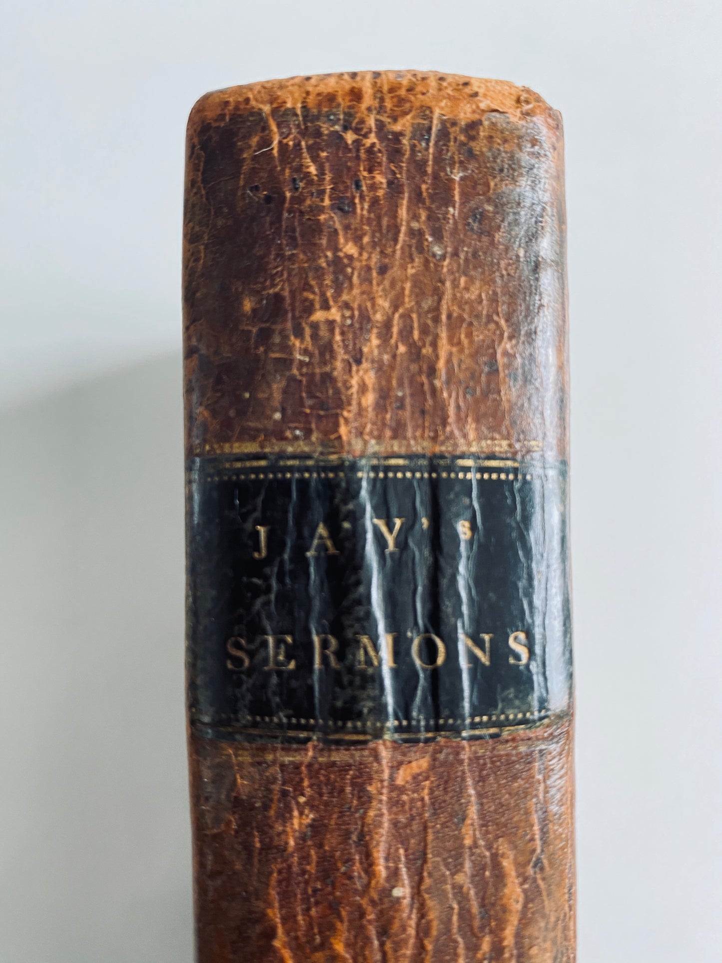 1812 WILLIAM JAY. Sermons by Eminent Congregationalist in Early Calf Binding