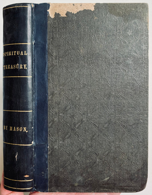 1830 WILLIAM MASON. A Spiritual Treasury for the Children of God. Meditations for a Year. VG!