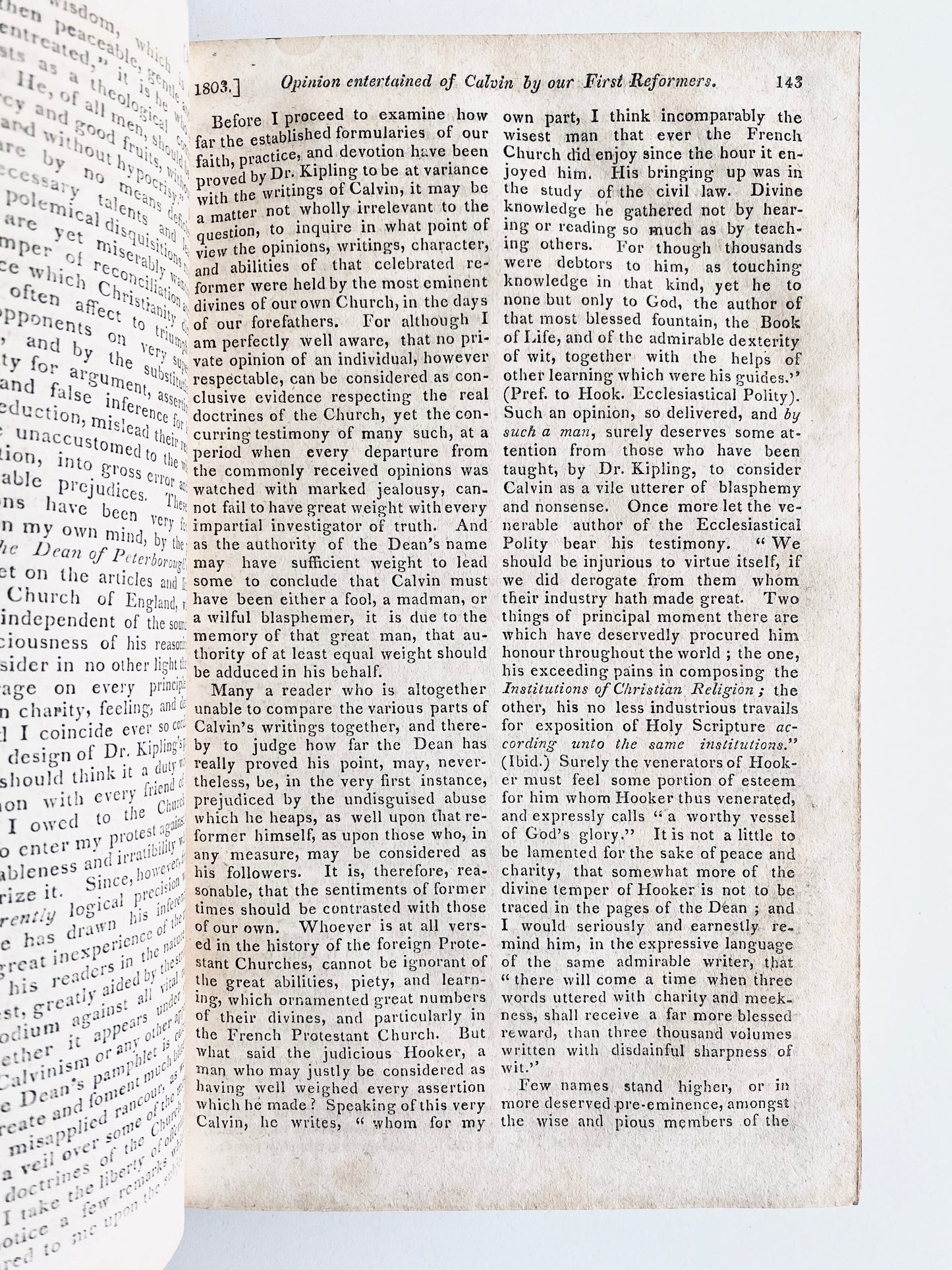 1803 CHRISTIAN OBSERVER MAG. William Wilberforce, Slavery, William Carey, John Calvin, &c.