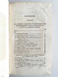 1816 JOHN NEWTON. The Complete Works of John Newton in Six Volumes. Superb Set.
